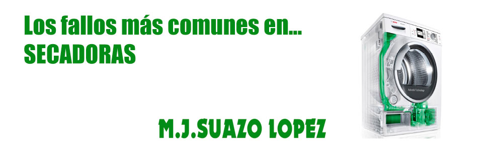Los fallos más comunes secadora Chiclana