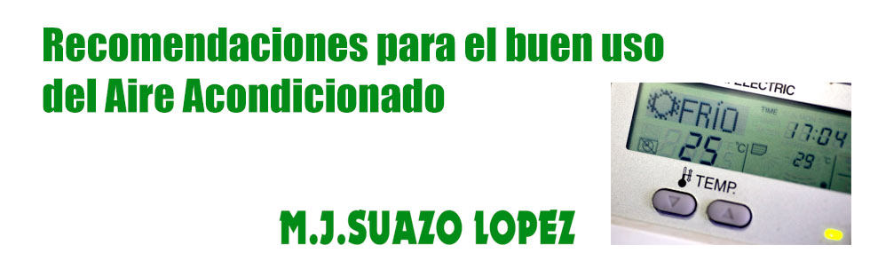 Consejos aire acondicionado